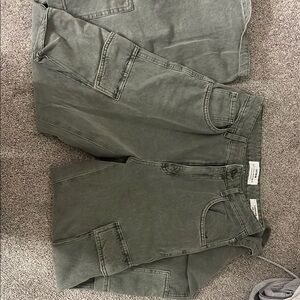 Cotton On Women's Cargo Jeans - Olive Green